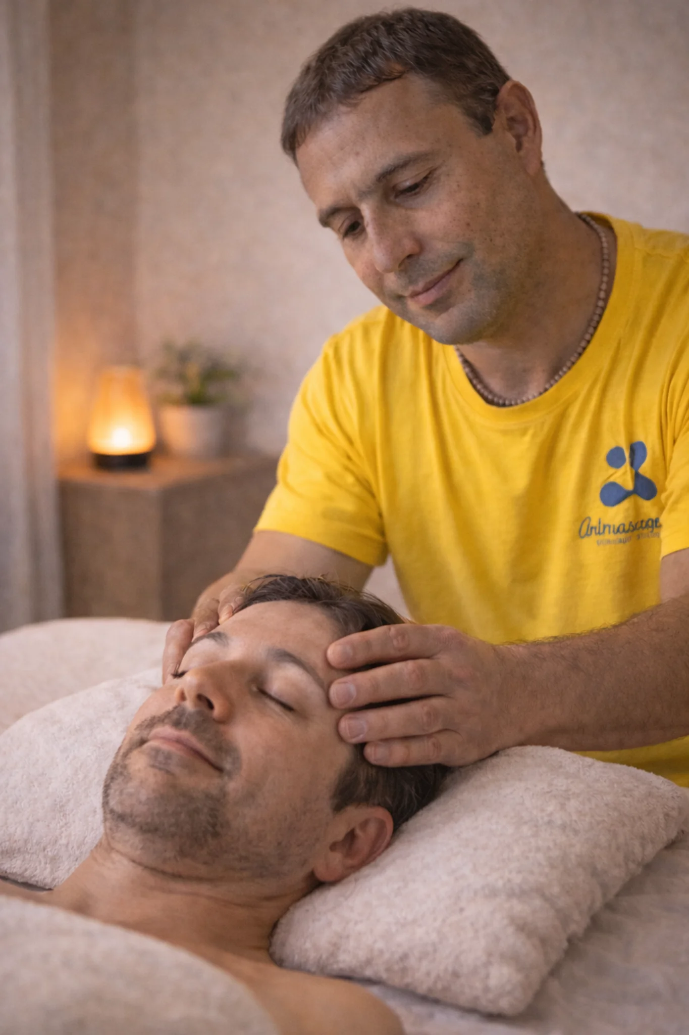 Masaje craneofacial en Barcelona para aliviar estrés y relajar la mente