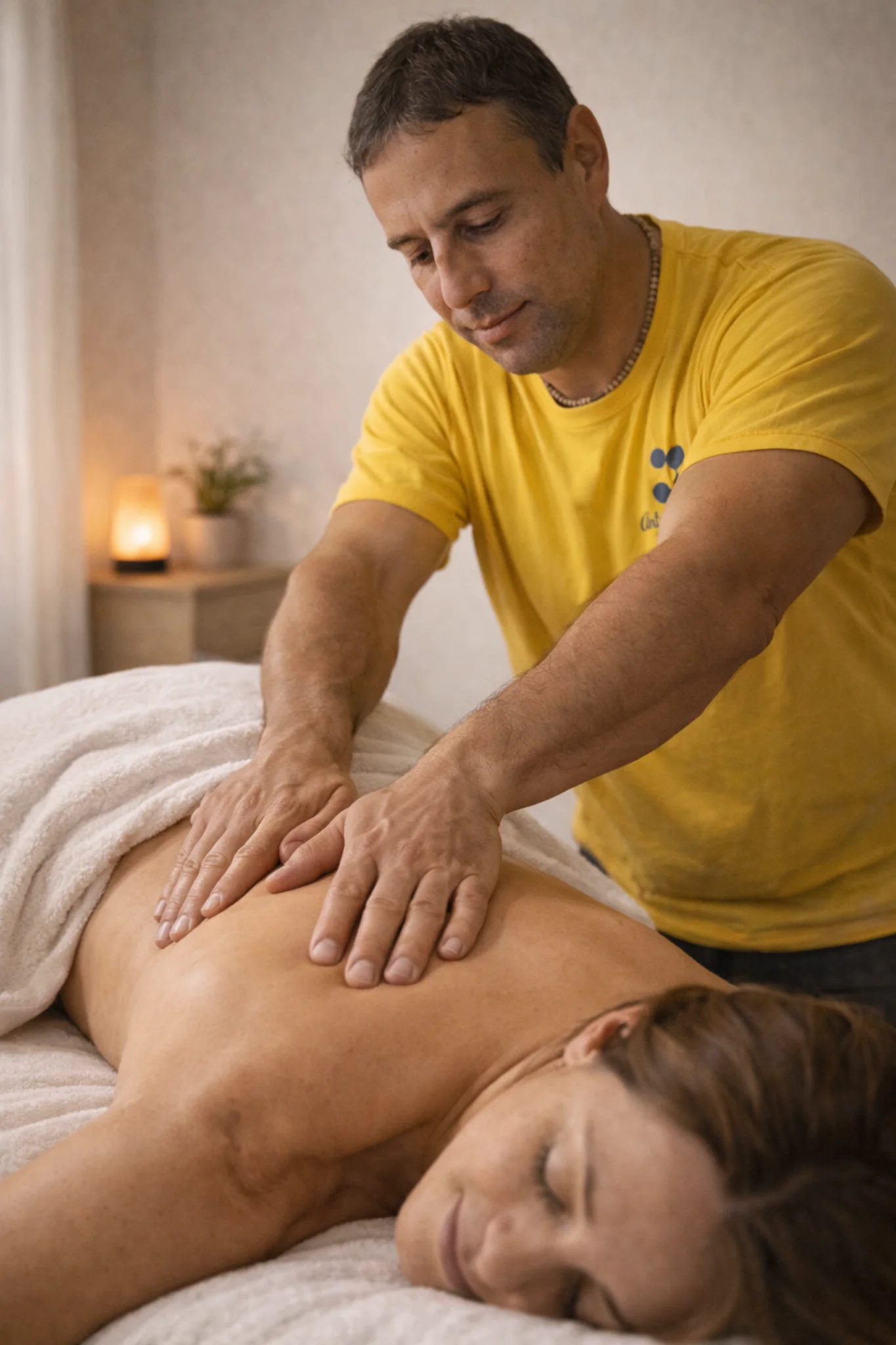 Masaje descontracturante de espalda en Barcelona para aliviar tensión muscular