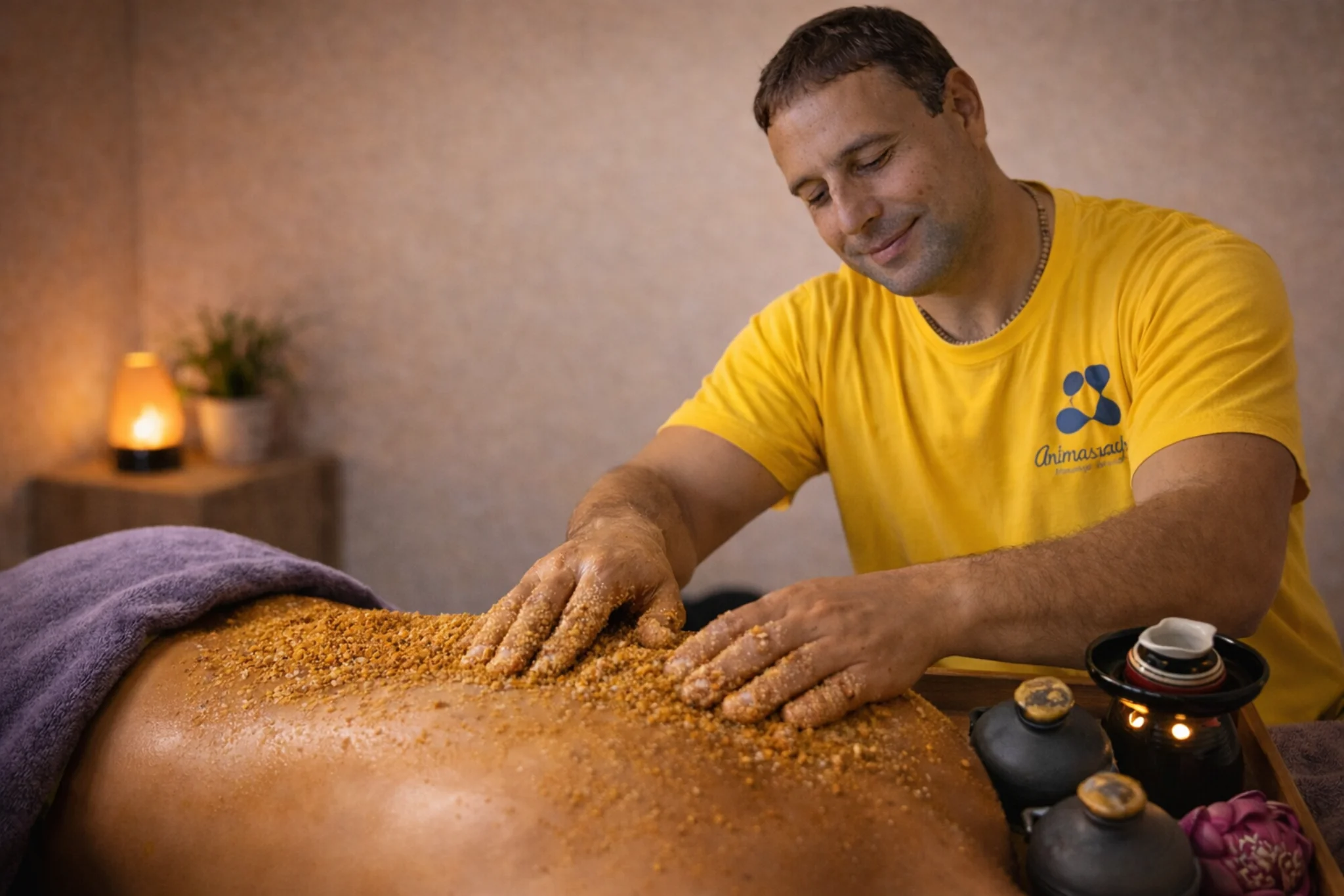 Exfoliación corporal en Barcelona para renovar la piel y activar la circulación